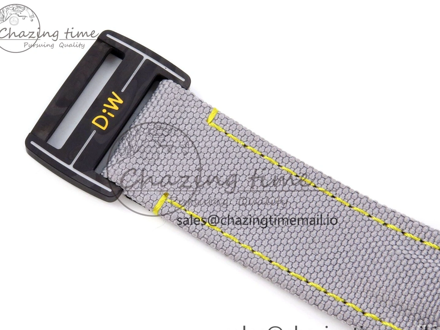 0505 Tailored Daytona DIW Space Mission Gray Textured Dial on Gray Nylon Strap A4130 Clone 1279